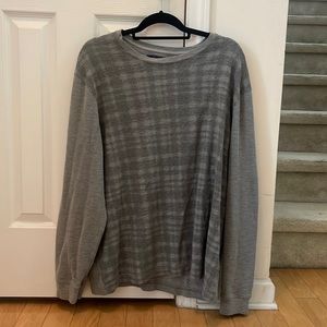 Long Sleeve Gray/Grey Sweater Sweatshirt